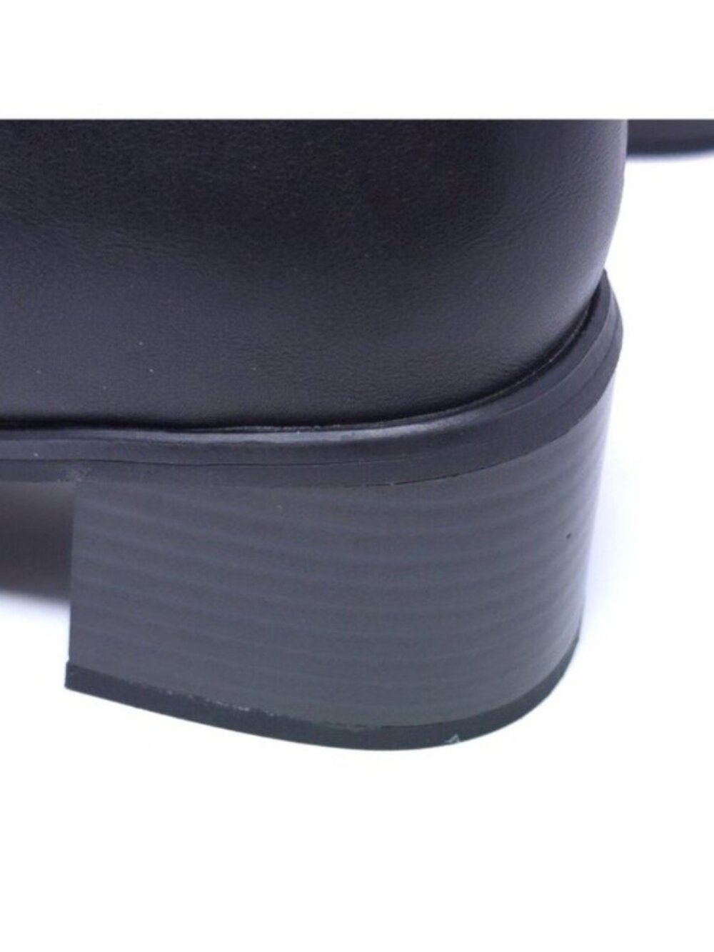 New White Mountain Narrows Black Smooth Block Heel Booties Women’s 9.5M - Picture 9 of 11